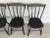 Rustic Antique Primitive Early 1800's Arrow Back Paint Decorated Side Chairs - Set of 4 For Sale - Image 3 of 10