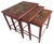 Mid-Century Danish Nesting Tables in Tiled & Teak Frame, 1970s, Set of 3 For Sale