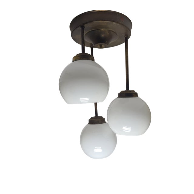 Art Nouveau Chandelier, Poland, 1970s For Sale - Image 13 of 13