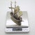 Large Vintage Italian Silver Galleon Sailing Ship Figurine, 1980s For Sale - Image 13 of 16