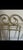 1980s 1980s Brass Porcelain Hand Painted Queen Headboard For Sale - Image 5 of 6