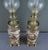 Gold Late 19th Century Satsuma Porcelain and Bronze Oil Lamps, Japan, Set of 2 For Sale - Image 8 of 18