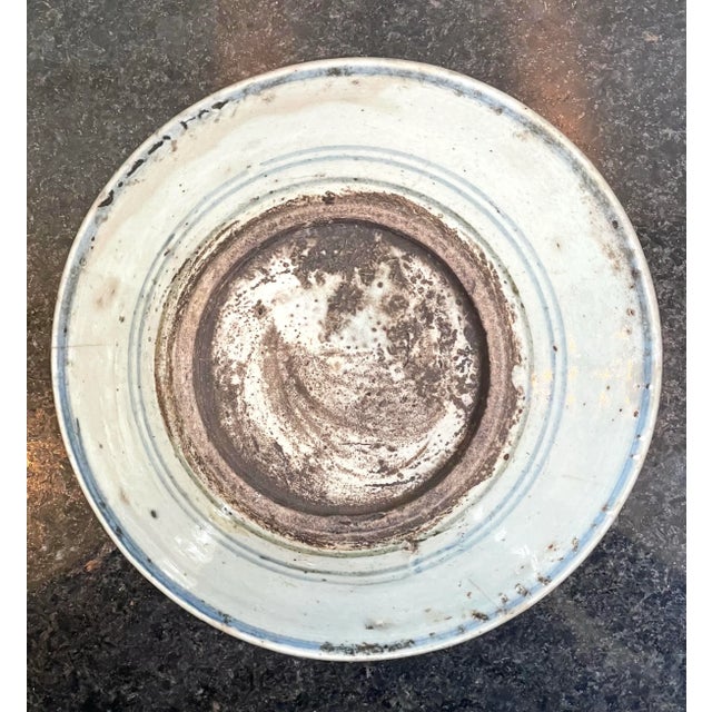 Ceramic Chinese Zhangzhou (“Swatow”) Blue-and-White Xport Charger, For Sale - Image 7 of 9