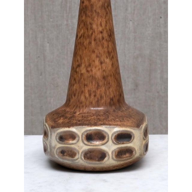 1960s Glazed Ceramic Table Lamp by Marianne Starck for Michael Andersen & Son, Denmark, 1960s For Sale - Image 5 of 12