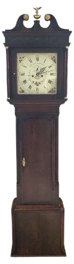 Antique George III Oak Longcase Clock from John Kent, Manchester