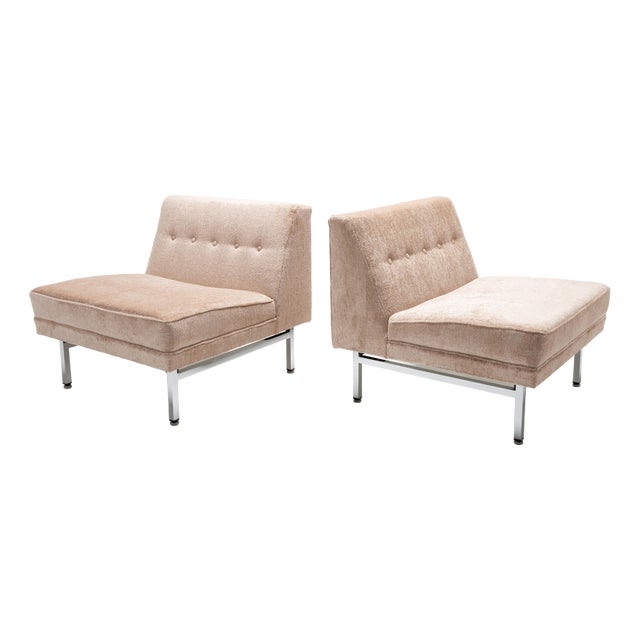 Modular Lounge Chairs by George Nelson for Herman Miller, 1960s, Set of 2 For Sale