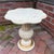 Vintage Hollywood Regency Faux-Marble Scalloped Side Table For Sale - Image 4 of 9