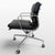 Late 20th Century Eames for Herman Miller Soft Pad Management Chair – Charcoal Gray Leather For Sale - Image 5 of 10