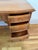Vintage Edwardian-Style Oak Pedestal Desk With Casters For Sale In Buffalo - Image 6 of 10