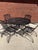 Meadowcraft Dogwood Patio Wrought Iron Dining Set 4 Chairs Table, Attributed For Sale In Chicago - Image 6 of 10