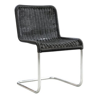 Cantilever D41 Chair in Black Rattan by Marcel Breuer for Tecta For Sale