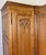 Vintage French Louis XVI Style Carved Oak 4-Door Wardrobe For Sale - Image 4 of 12