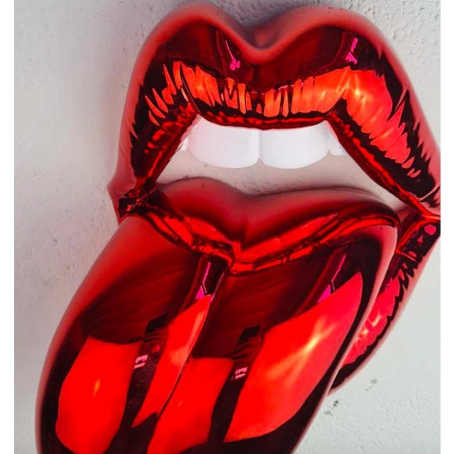Sagrasse Red Satisfaction Resin 37x27x17cm Edition of 100 Year 2023 Signed and numbered This piece is attributed to the...