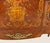 Wood Vintage Louis XV Style Floral Marquetry Bombe Commode With Marble Top For Sale - Image 7 of 18