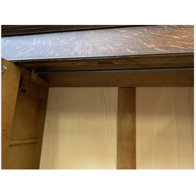 Antique Wardrobe in Oak, 1880 For Sale - Image 10 of 11