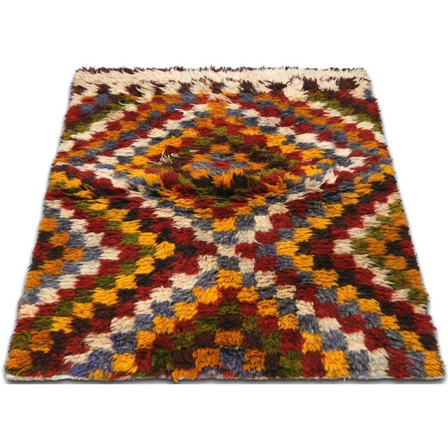 1960s 1960s Turkish Tulu Rug For Sale - Image 5 of 6