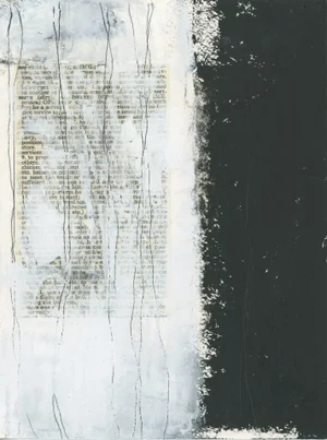 Power Are My Words #11 Contemporary Original Mixed Media Painting on Paper