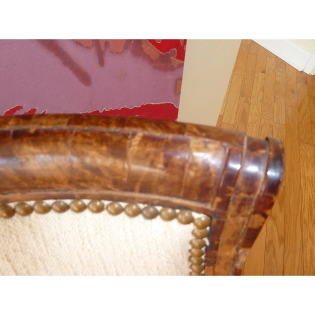 Mid 20th Century Regency Style Tortoise Shell Veneered Chairs - a Set of 4 For Sale - Image 5 of 12