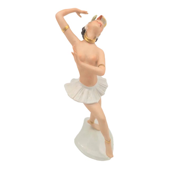 Porcelain Figure Dancer of Wallendorf Germany, 1950s For Sale