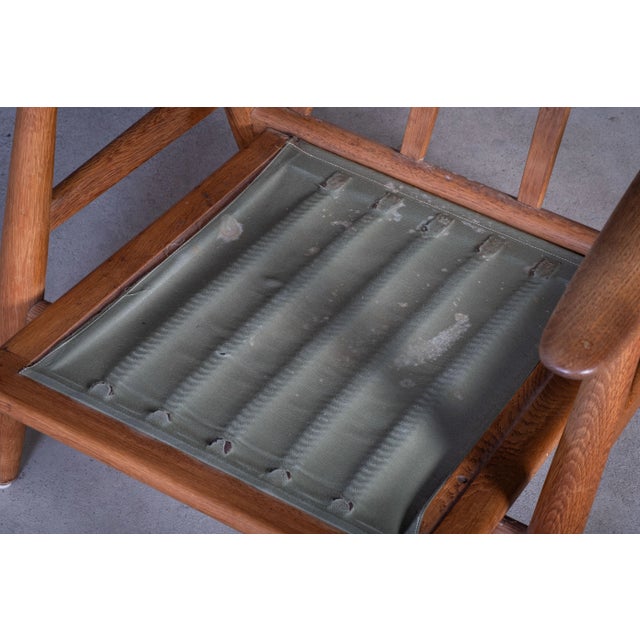 Vintage Danish GE 240 Chair in Oak by Hans J. Wegner for Getama, 1960s For Sale - Image 10 of 12