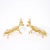 Gold Pair of Late 20th Century 24Karat Gold Low Branch Candle Holders With Rock Crystals by Claude Boeltz For Sale - Image 8 of 10