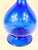 Blenko Vintage Blenko Glass Mid-Century Modern Cobalt Blue Art Glass Decanter With Stopper For Sale - Image 4 of 9