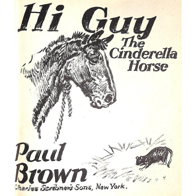 Original 1944 Pencil Drawing From Hi, Guy! The Cinderella Horse by Paul Brown 22 For Sale - Image 4 of 6