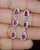 Late 20th Century Late 20th Century Pair of Gia 3.99ctw Natural Burma Ruby & Diamond 18k White Gold Dangle Earrings For Sale - Image 5 of 13