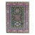 8x10 Penelope Kazak Green Geometric Modern Hand Knotted Wool Carpet Rug For Sale
