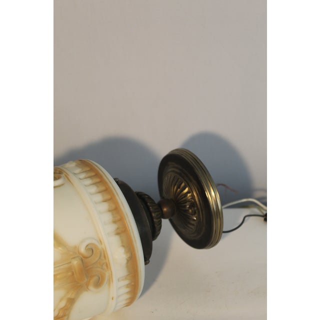 Early 20th Century Embossed Empire Style Ceiling Luminaire For Sale - Image 11 of 11