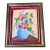 1970s Framed Floral Arrangement in Vase Painting For Sale