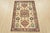 Farmhouse Kazak Rug 3’3” X 4’9” Beige Wool Tribal Hand-Knotted Oriental Carpet For Sale - Image 3 of 12