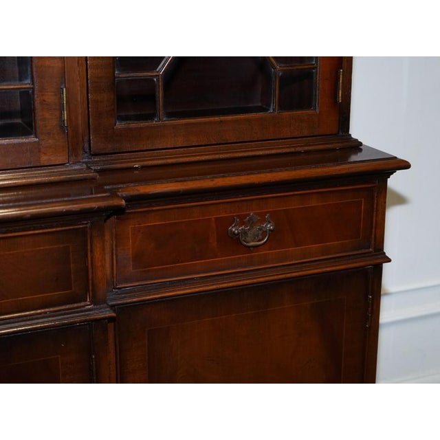 Georgian Breakfront Four Door Display Cabinet For Sale - Image 18 of 18