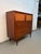 Mid-Century Modern Mid 20th Century Walnut and Cane Highboy Dresser by Ramseur Furniture For Sale - Image 3 of 13