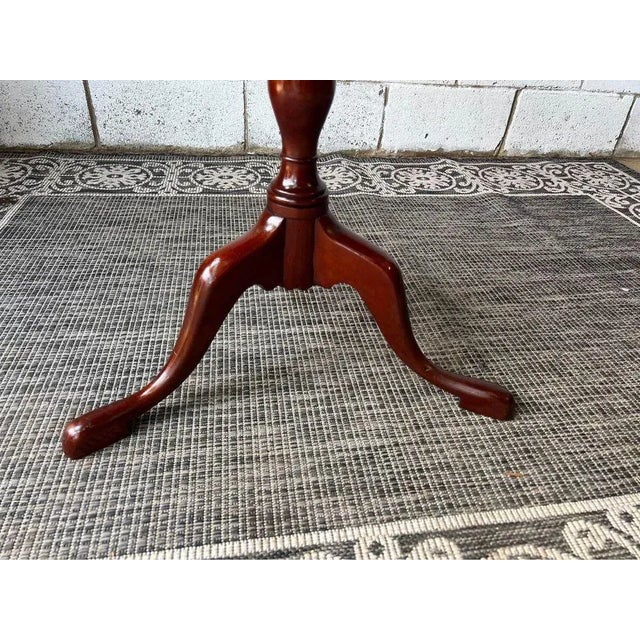 Wood Early 20th Century Georgian Style Tilt Top Tables For Sale - Image 7 of 11