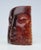 Plastic Asian Cast Resin Buddha Face in a Tortoise Shell Look, Decorative Accent Piece For Sale - Image 7 of 16