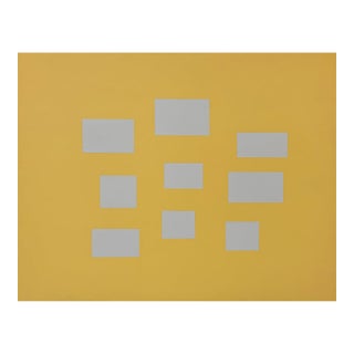 Contemporary Abstract Acrylic on Birch Panel "Sun Spot" by Tom McGlynn For Sale