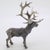 1960s Vintage Italian Handmade Genuine Silver Large Stag Deer Sculpture by Italian Silver Artist Mario Cerreti For Sale - Image 5 of 14