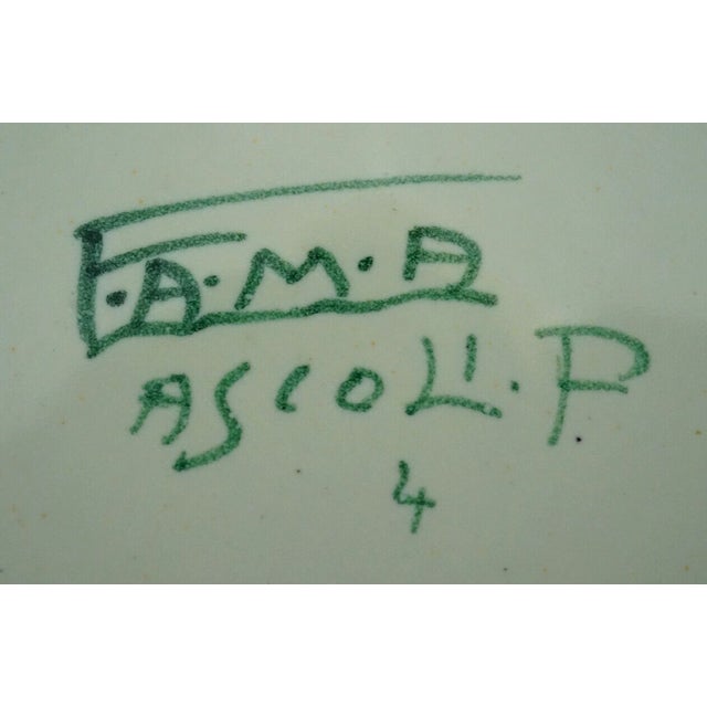 Futurist Lead Glazed Majolica Ceramic Box by Fama Ascoli Piceno, Italy, 1930s For Sale - Image 18 of 18