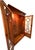 Arts & Crafts Antique C. 1900-1915 Quarter-Sawn Tiger Oak Beveled Glass Display China Cabinet For Sale - Image 3 of 18