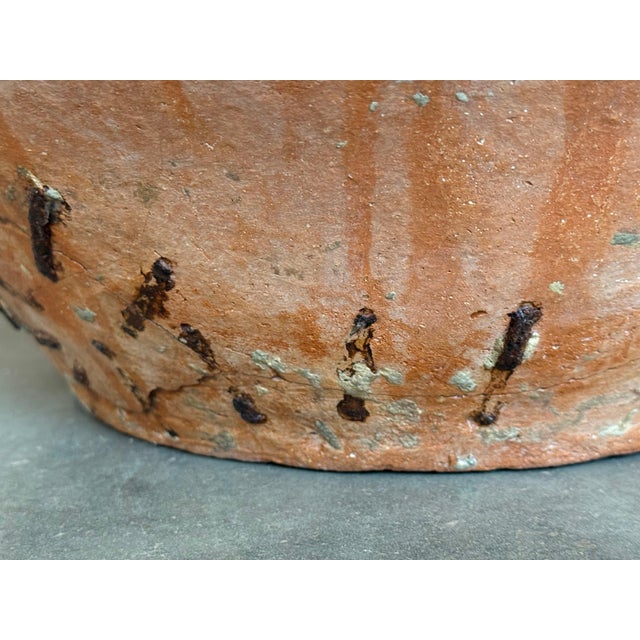 18th Century Rare Large Terracotta Hand Carved French Biot Pot For Sale - Image 11 of 18