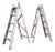 Pair of Antique Painter’s Ladder Set – Circa 1930s For Sale