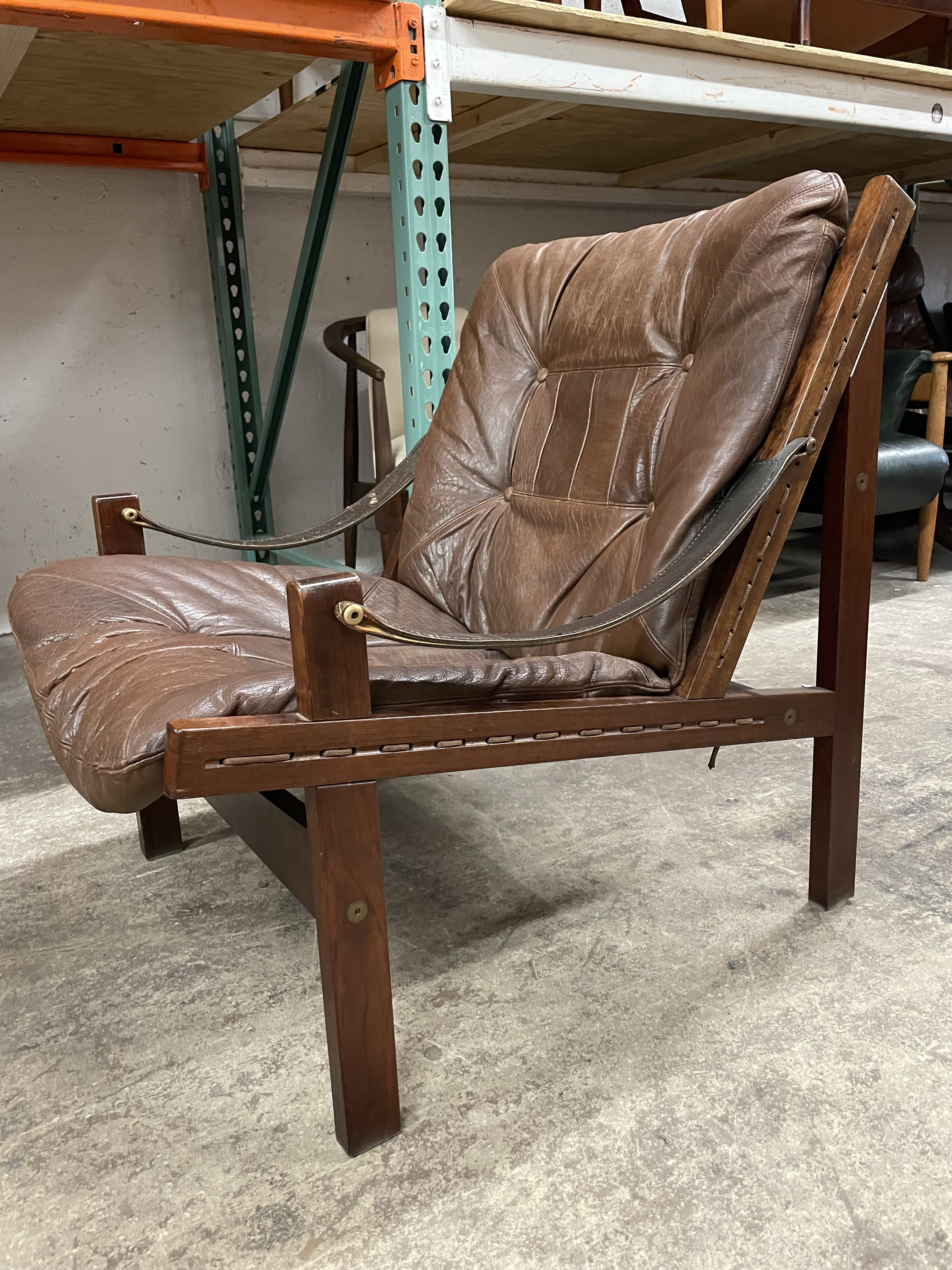 Hunter Lounge Chair by Torbjørn Afdal for Bruksbo | Chairish