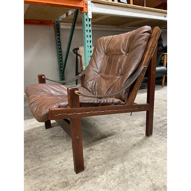 Torbjørn Afdal Hunter Lounge Chair by Torbjørn Afdal for Bruksbo For Sale - Image 4 of 10