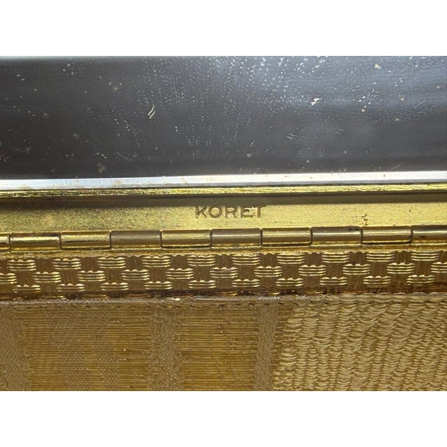 Koret Vintage Gold Tone Box Clutch For Sale In Houston - Image 6 of 6
