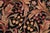 Shabby Chic Art Nouveau 1990's Pak-Persian Black/Black Wool Rug - 9'1'' X 12'6'' For Sale - Image 3 of 9