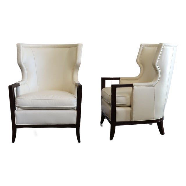 Baker Manor Wing Chairs For Sale