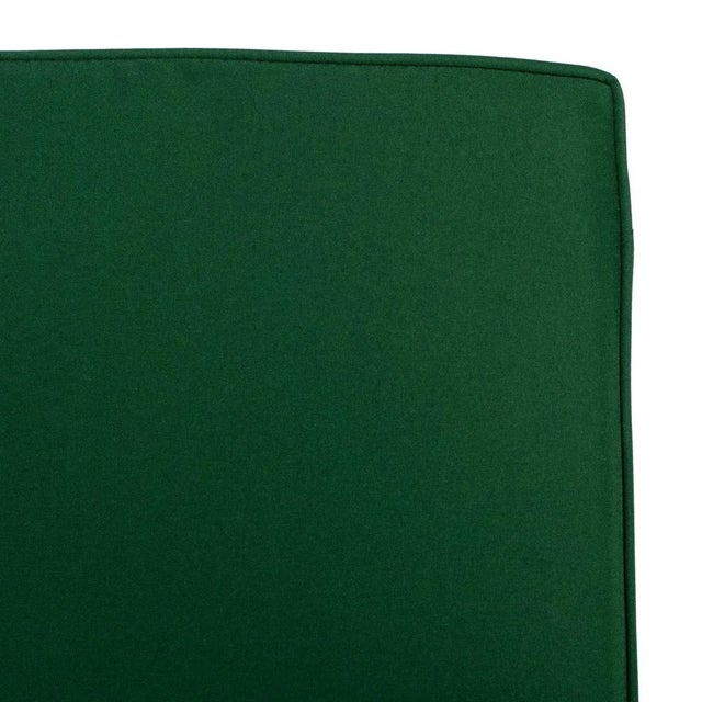 Newport Chaise Lounge Chair with Side Table, Natural/Green Cushion For Sale - Image 12 of 12