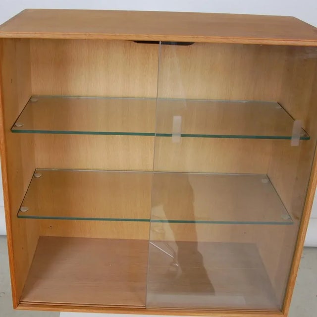 Cabinet in Oak and Glass by Mogens Koch for Rud. Rasmussen For Sale - Image 3 of 9