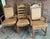Rustic A. Brandt Ranch Oak Upholstered Dining Chairs For Sale - Image 3 of 12